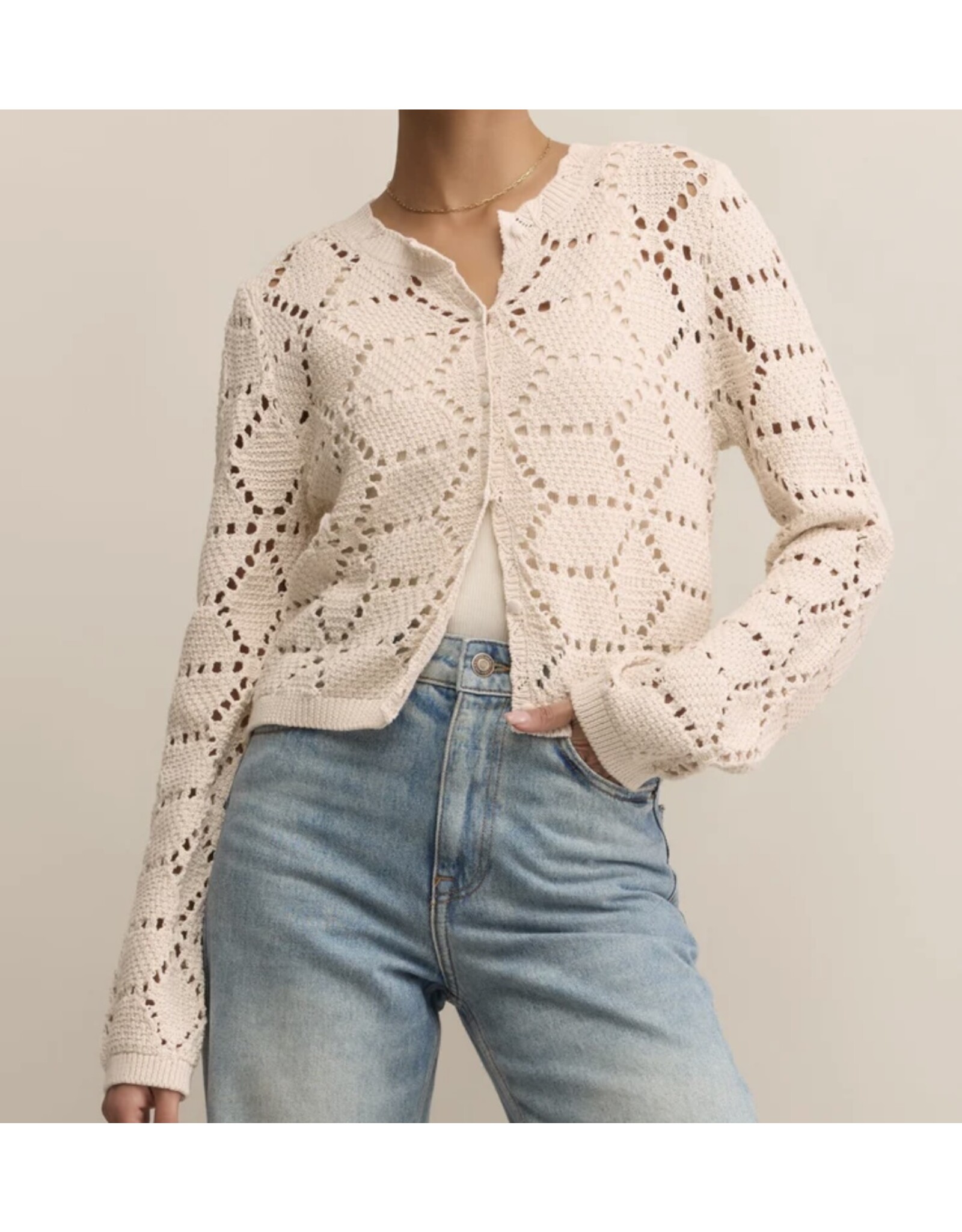 ZSupply ZSupply Rosalyn Sweater Cardigan Crystal