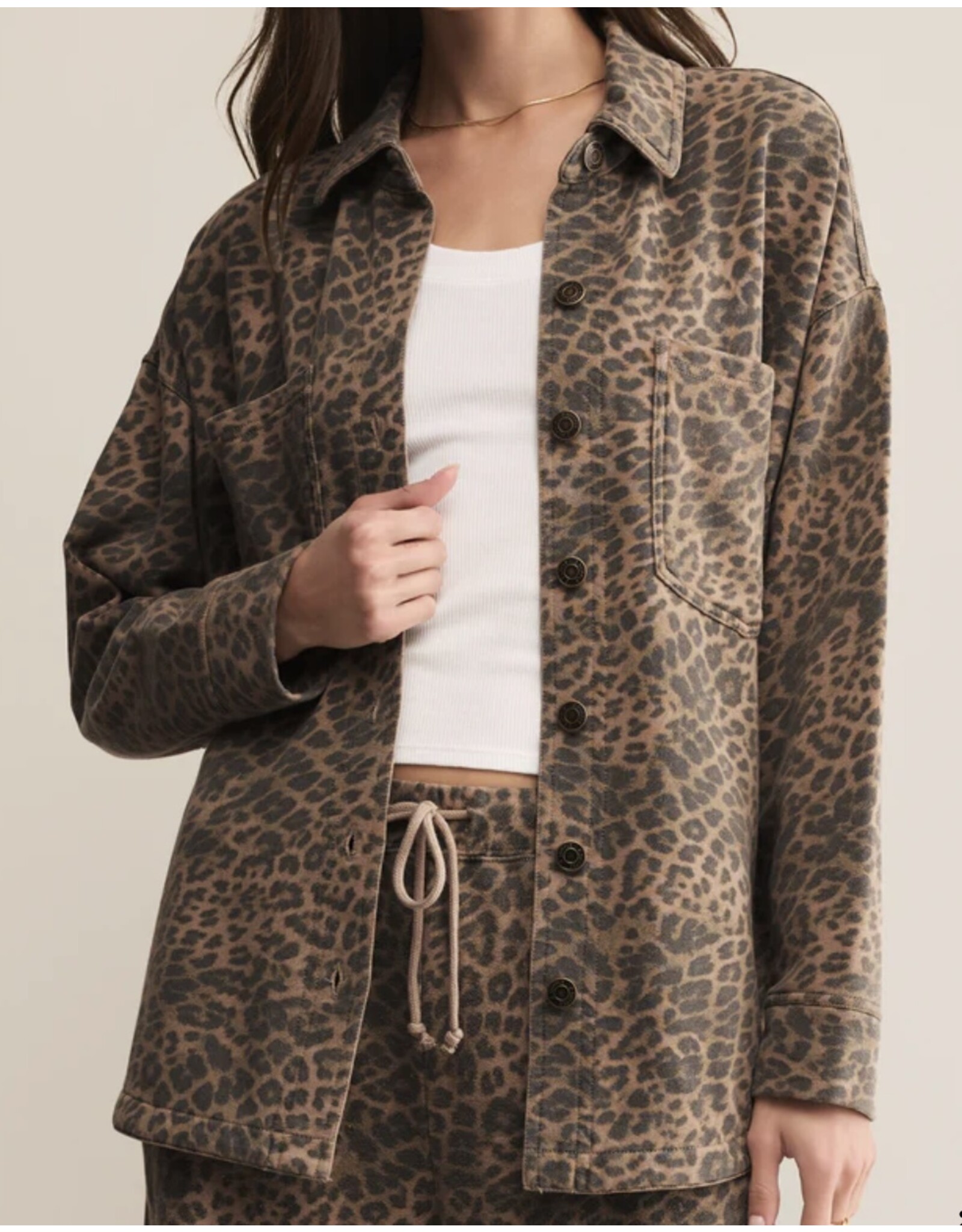 ZSupply ZSupply All Day Leopard Jacket