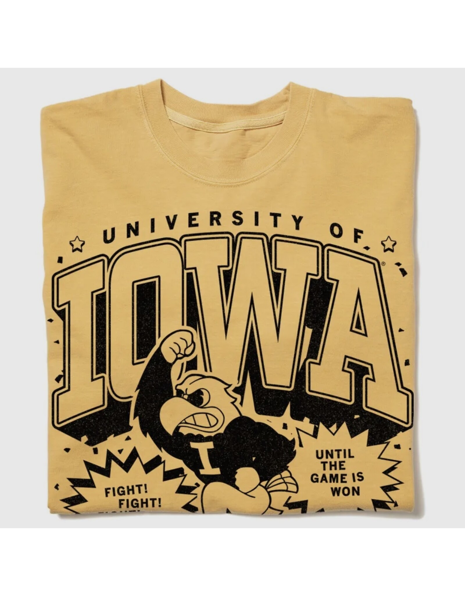 raygun Hawkeyes Heavyweight Mustard tee