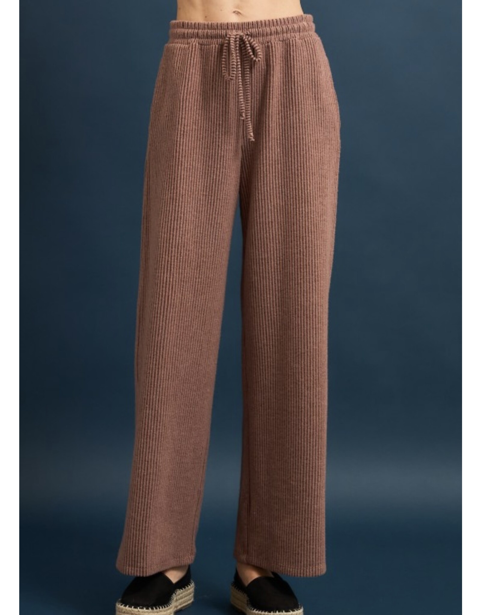 Brushed Wide Leg Pants