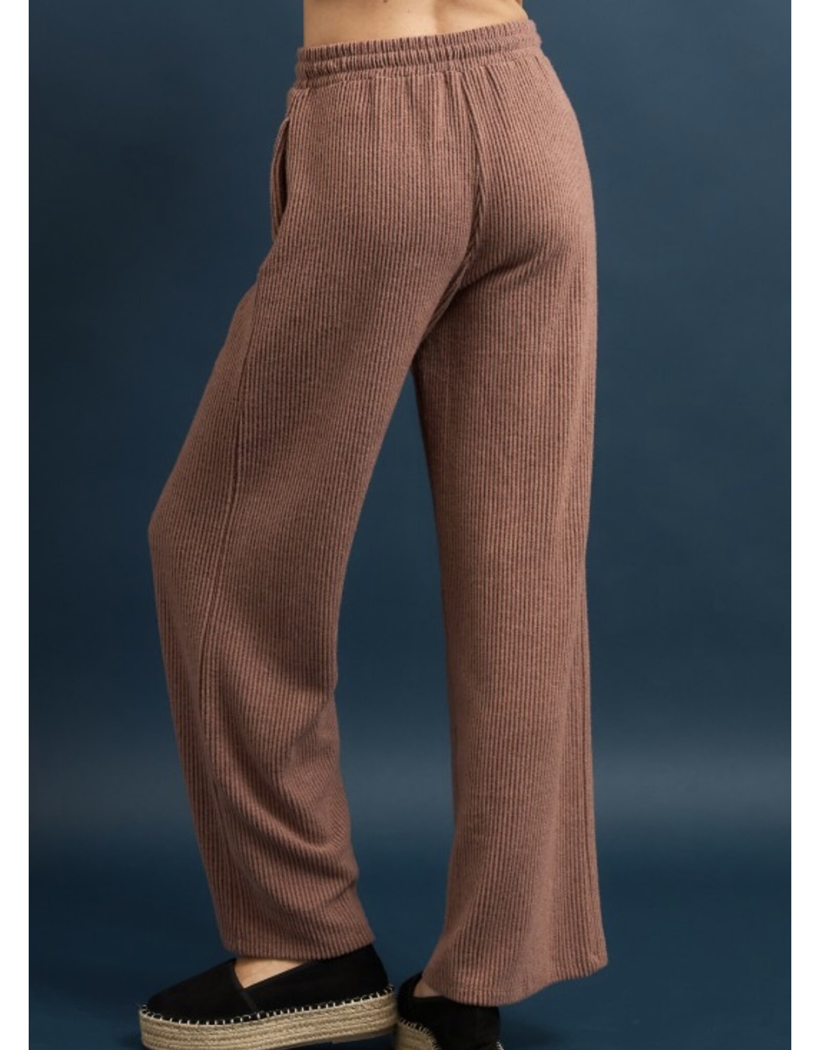 Brushed Wide Leg Pants