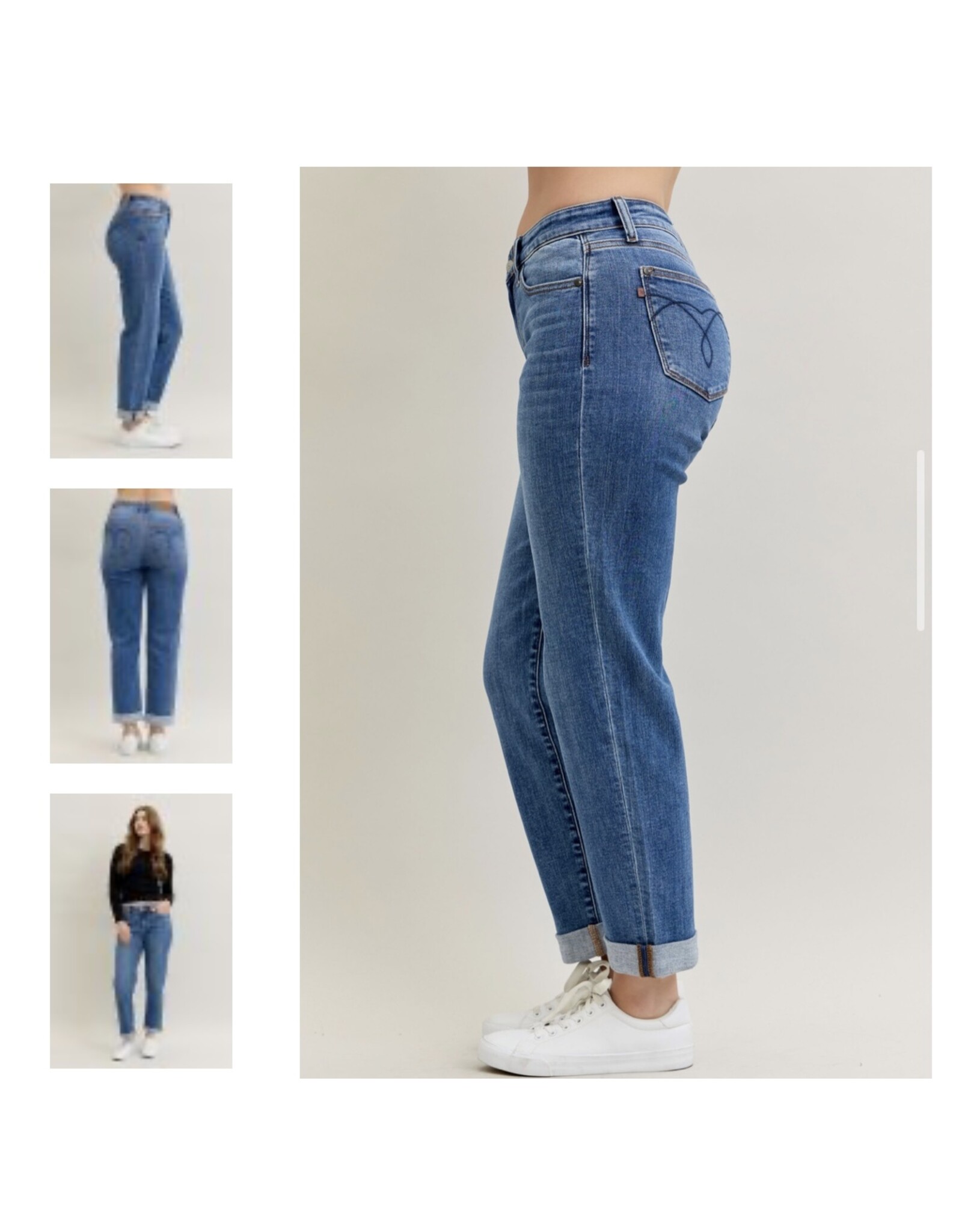 Judy Blue Judy Blue MR Boyfriend Classic Cuffed