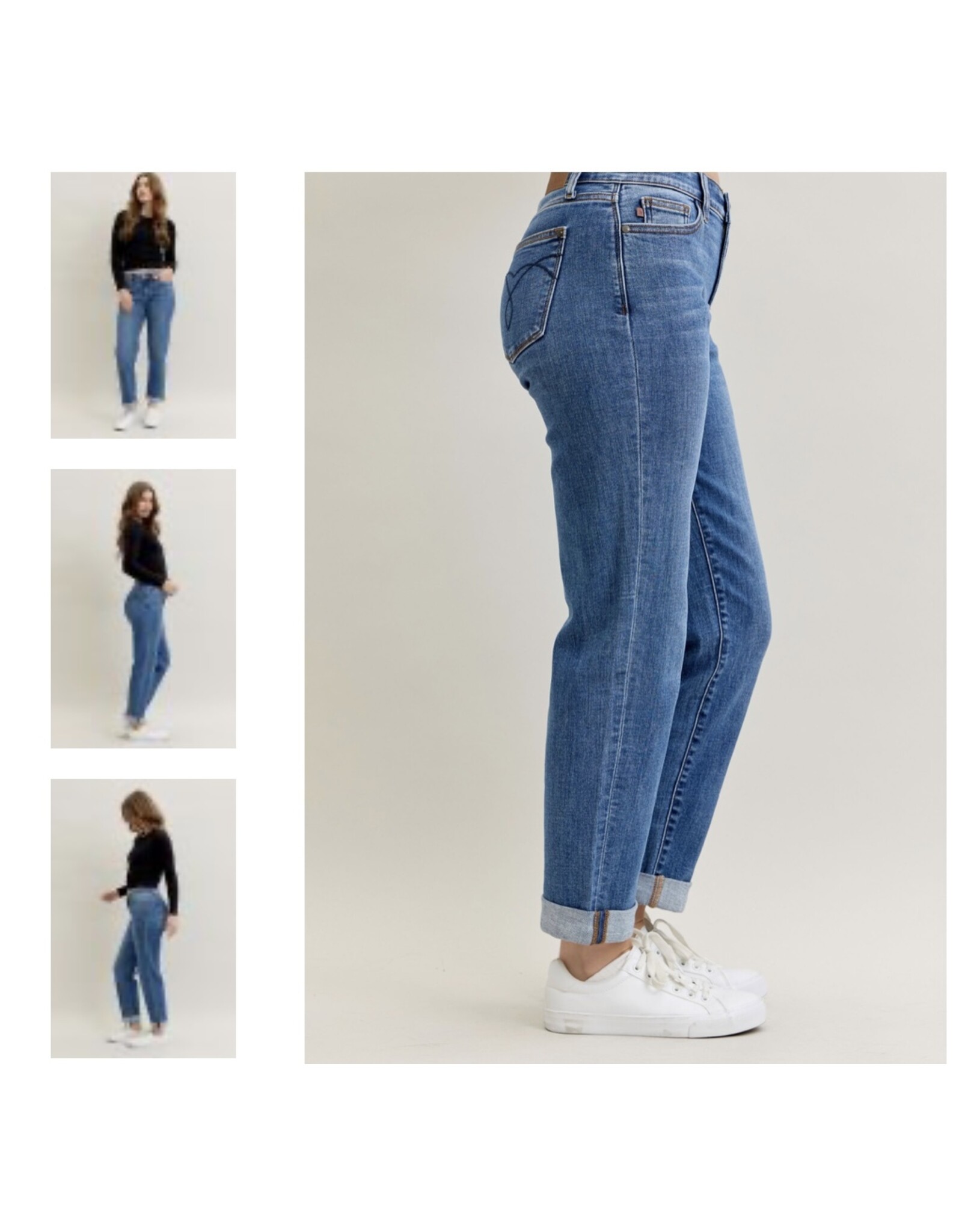 Judy Blue Judy Blue MR Boyfriend Classic Cuffed