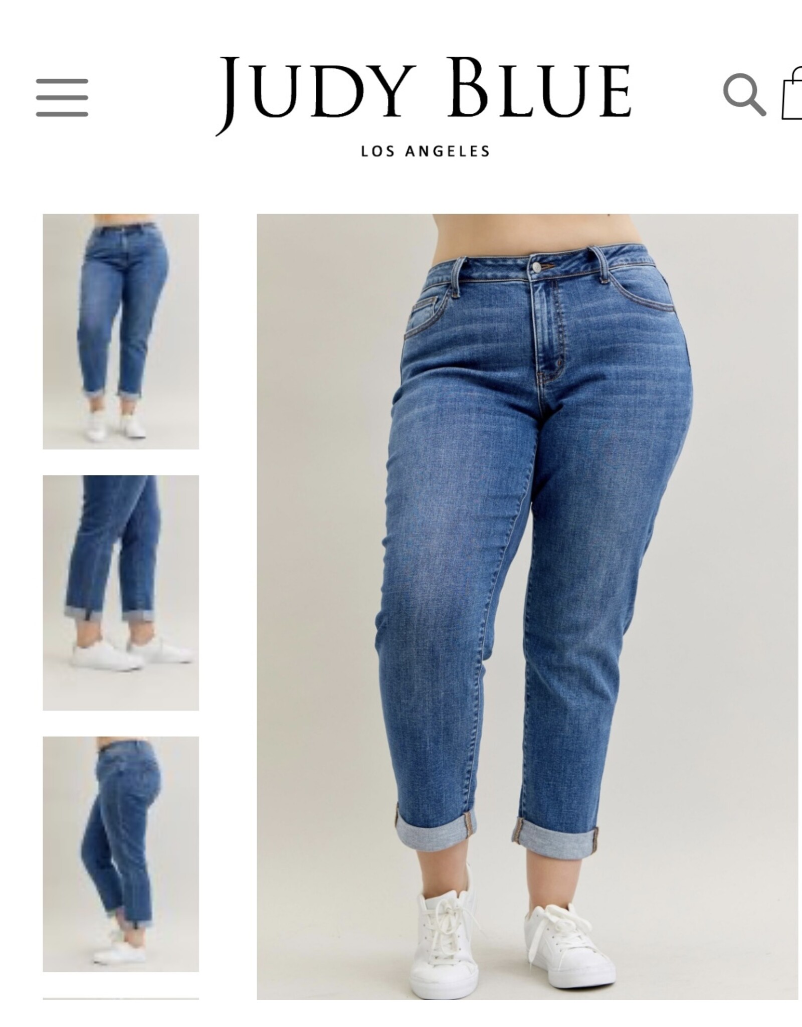 Judy Blue Judy Blue MR Boyfriend Classic Cuffed
