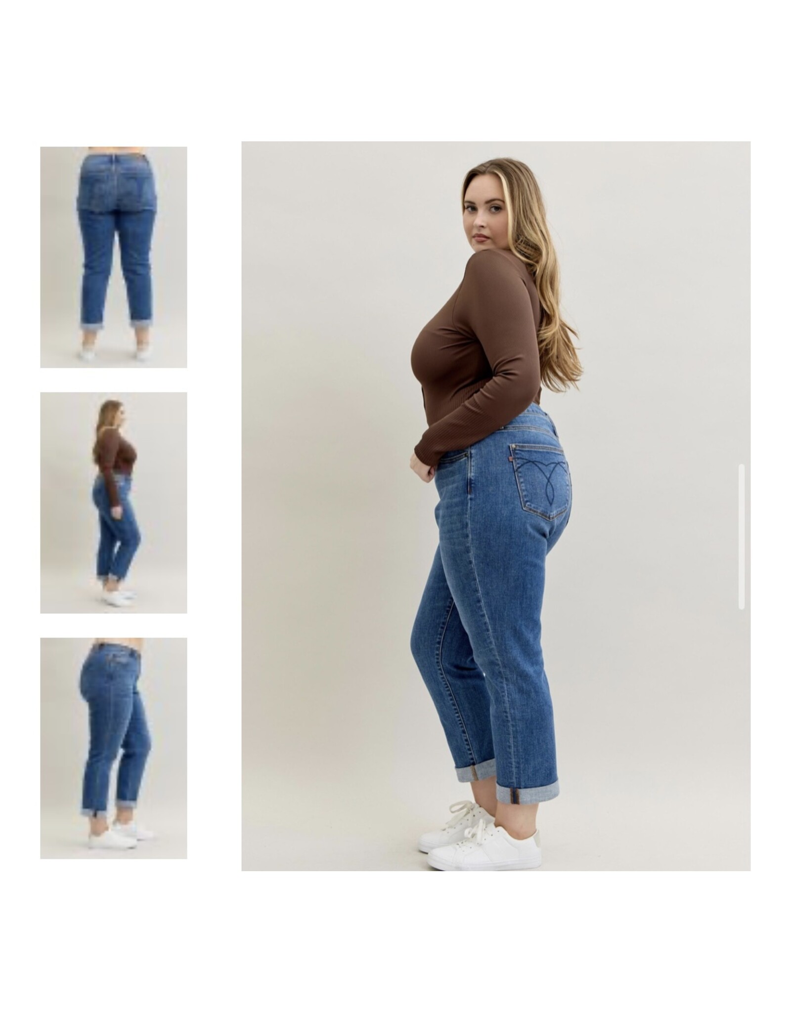 Judy Blue Judy Blue MR Boyfriend Classic Cuffed