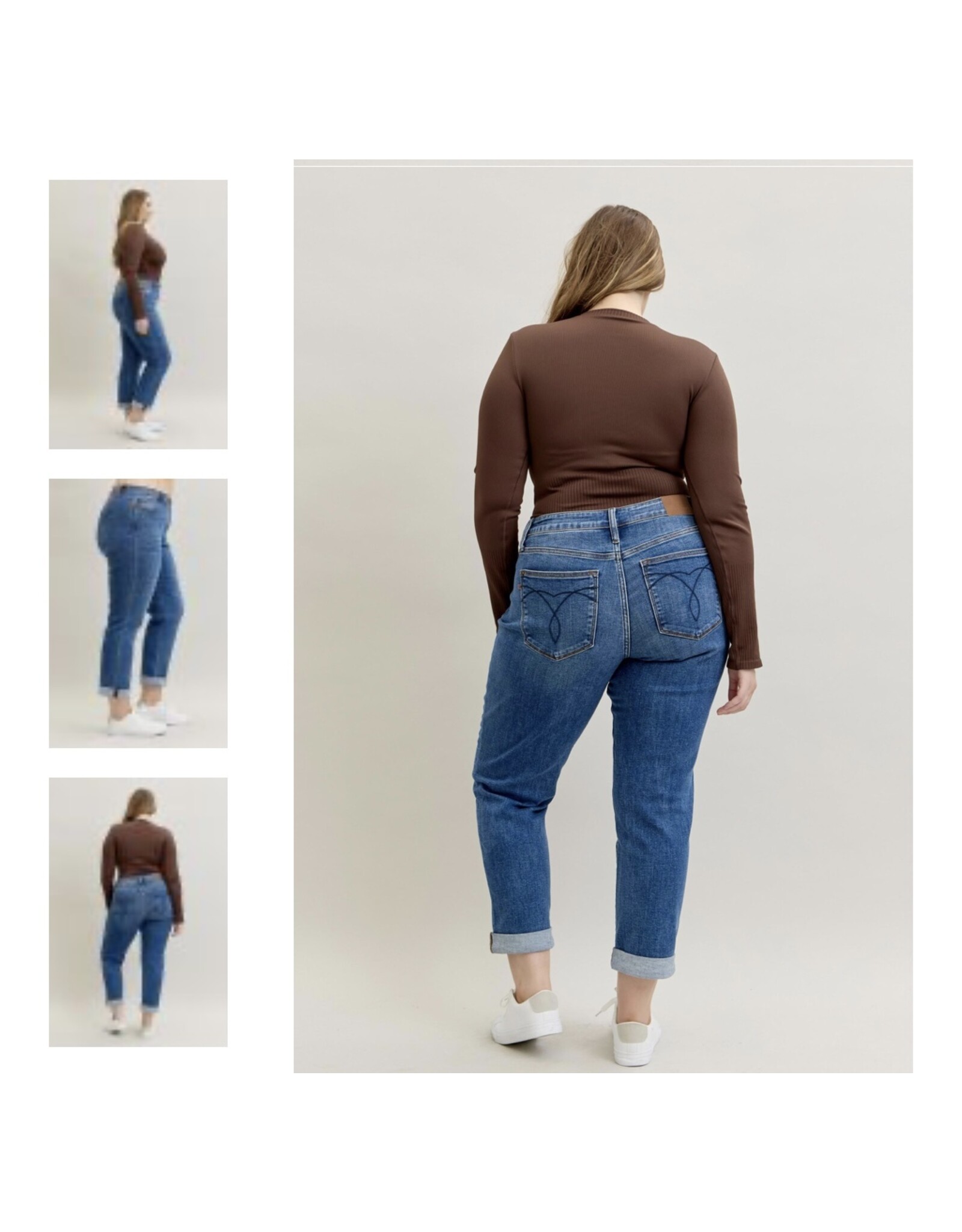 Judy Blue Judy Blue MR Boyfriend Classic Cuffed