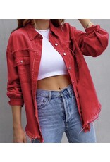 Miss sparkling Tattered Shacket