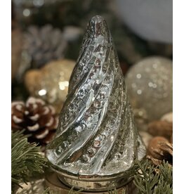 Collins Silver Mercury Glass Tree