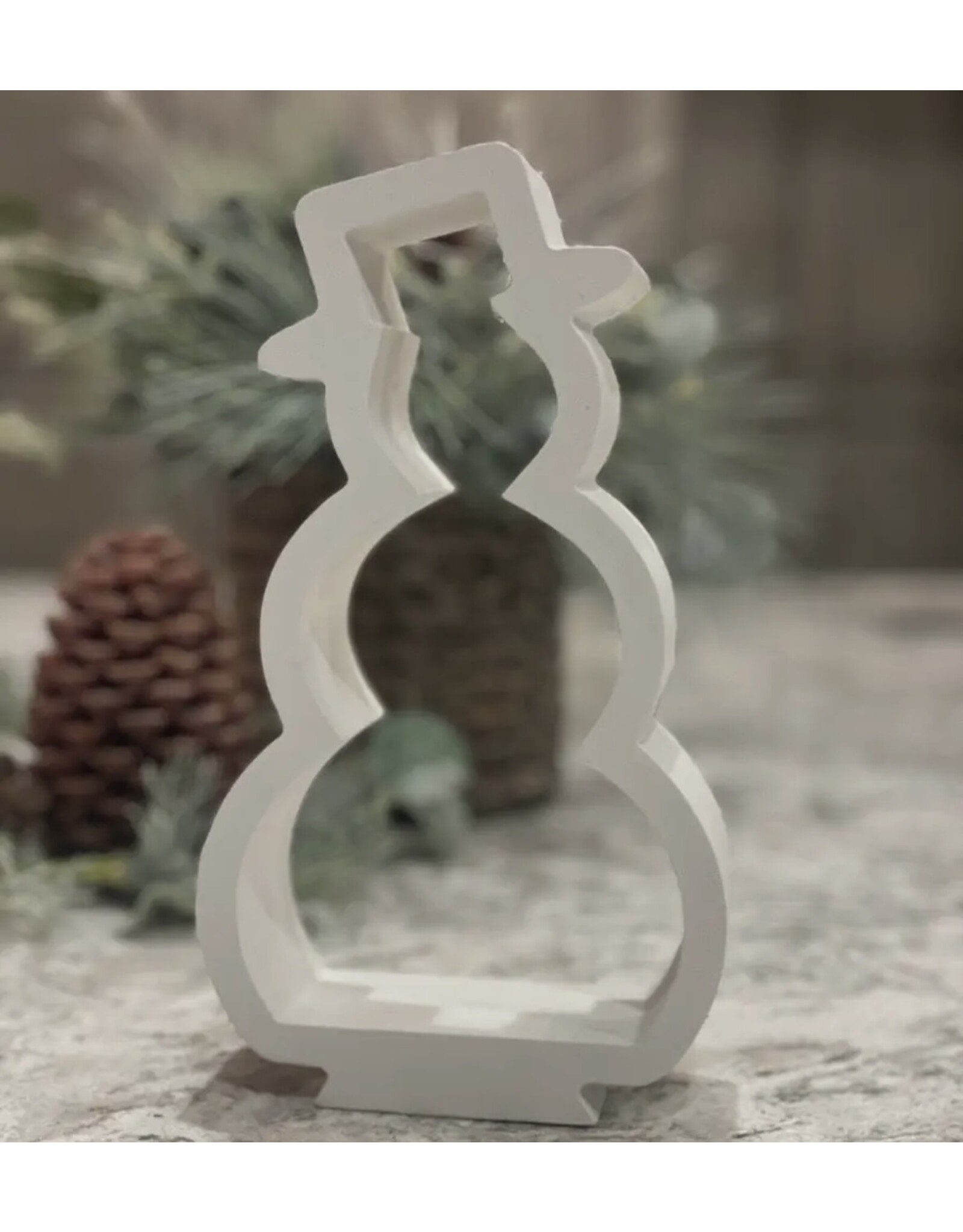Hollow Christmas Snowman