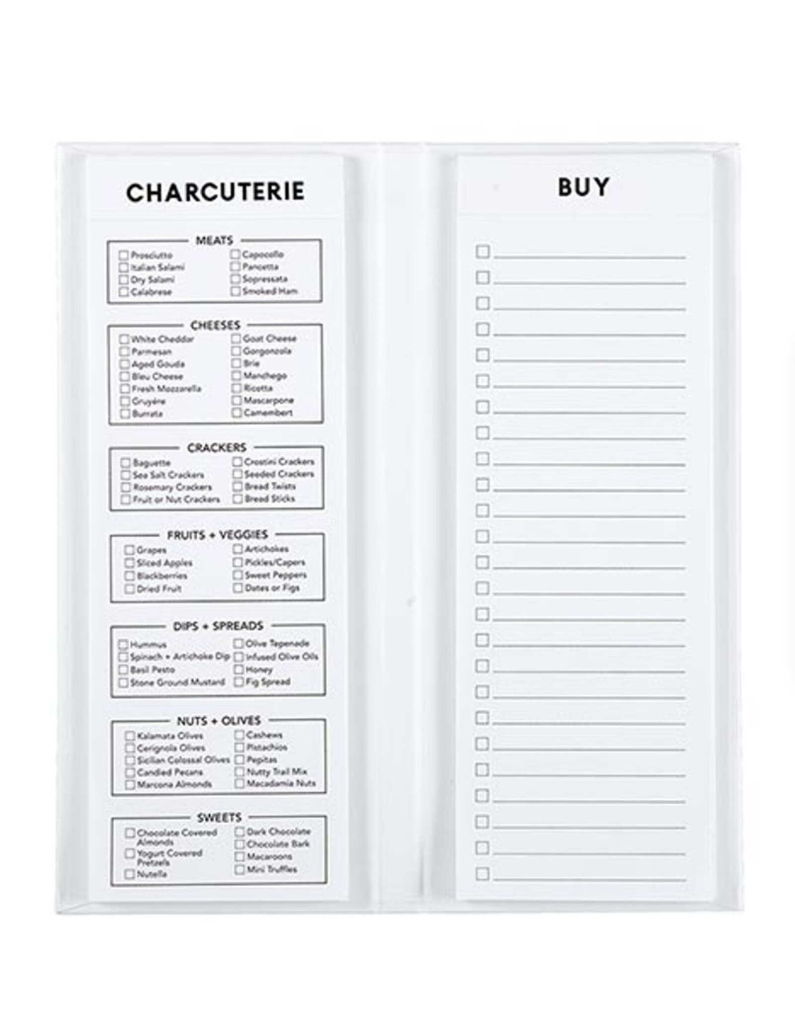 Santa Barbara Designs Charcuterie List Pad