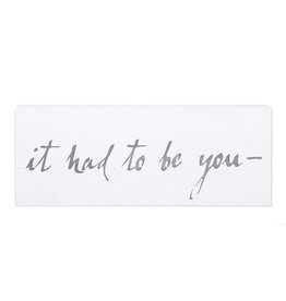 It Had To Be You - Art