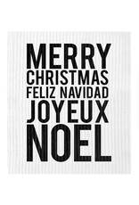 Organic Dish Cloth - Merry Christmas