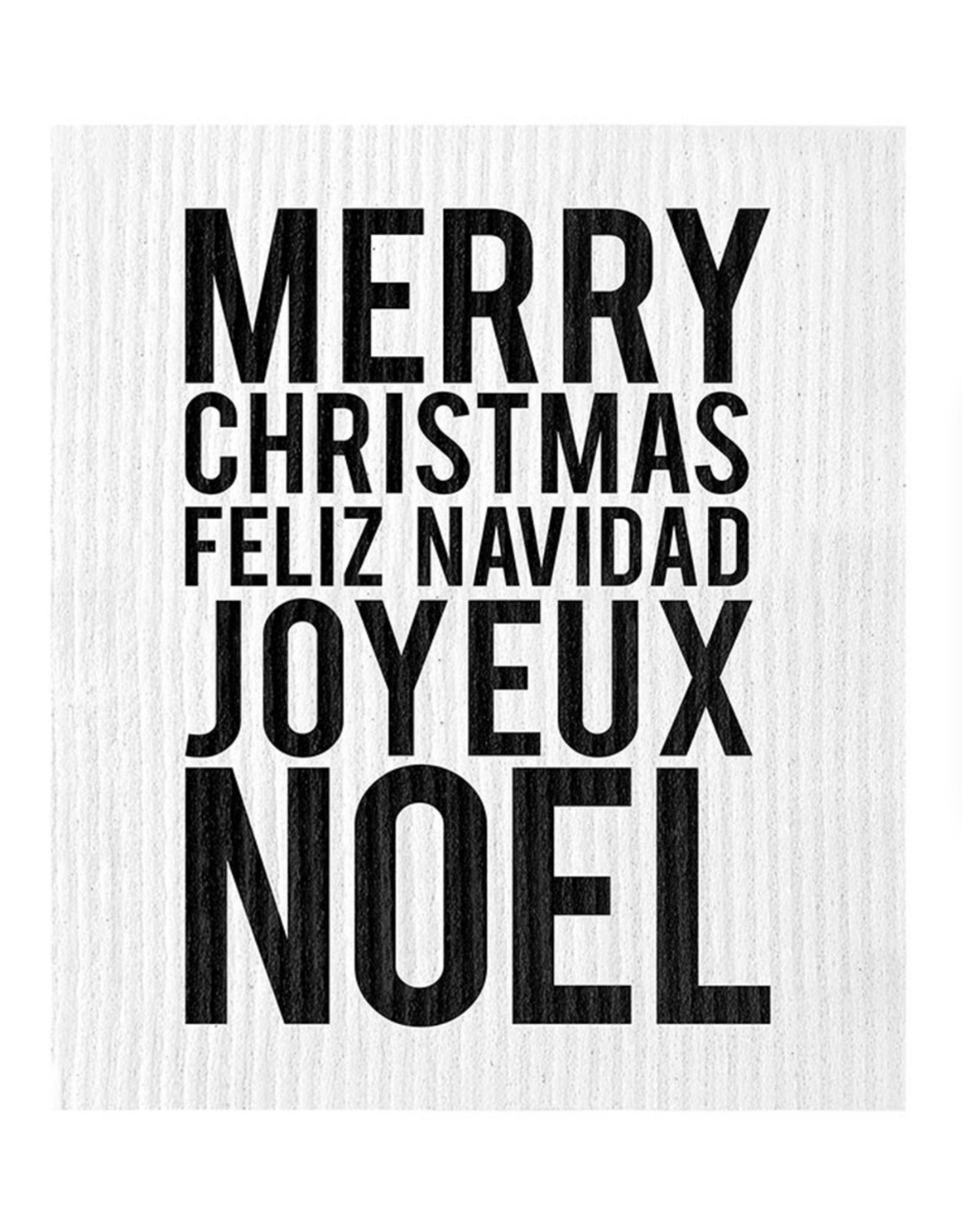 Organic Dish Cloth - Merry Christmas