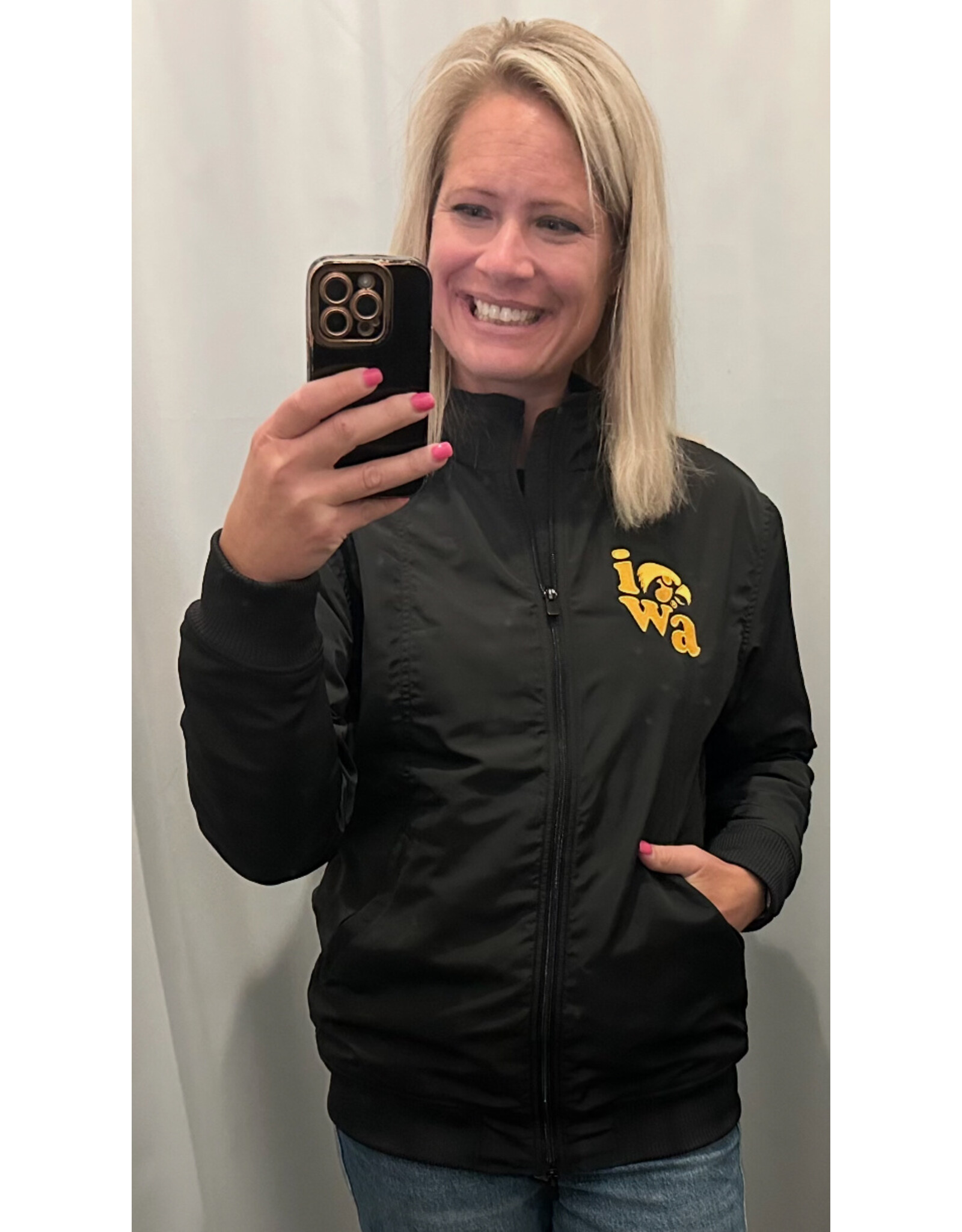 Herky embroidered mono b jacket