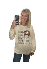 LATA I like murder shows comfy clothes & maybe 3 people sweatshirt