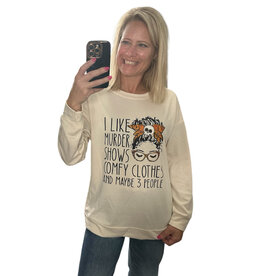 LATA I like murder comfy clothes & 3 people