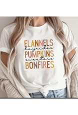 LATA Fall short sleeve tee shirt