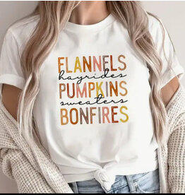 LATA Fall short sleeve tee shirt