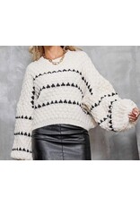 Miss sparkling Chunky Knit Sweater