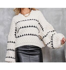 Miss sparkling Chunky Knit Sweater
