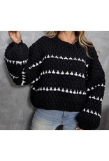 Miss sparkling Chunky Knit Sweater