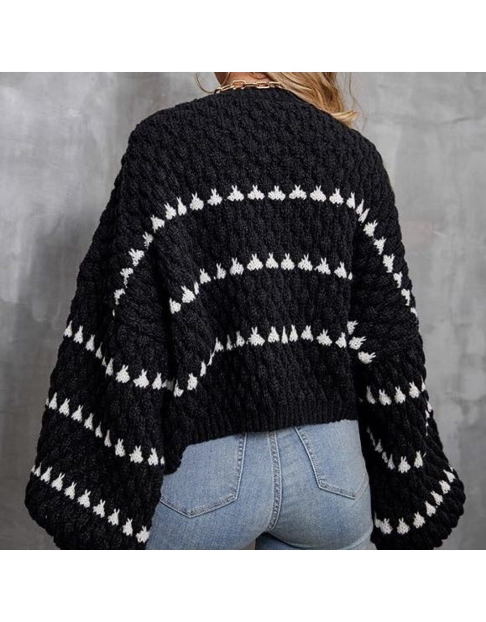 Miss sparkling Chunky Knit Sweater