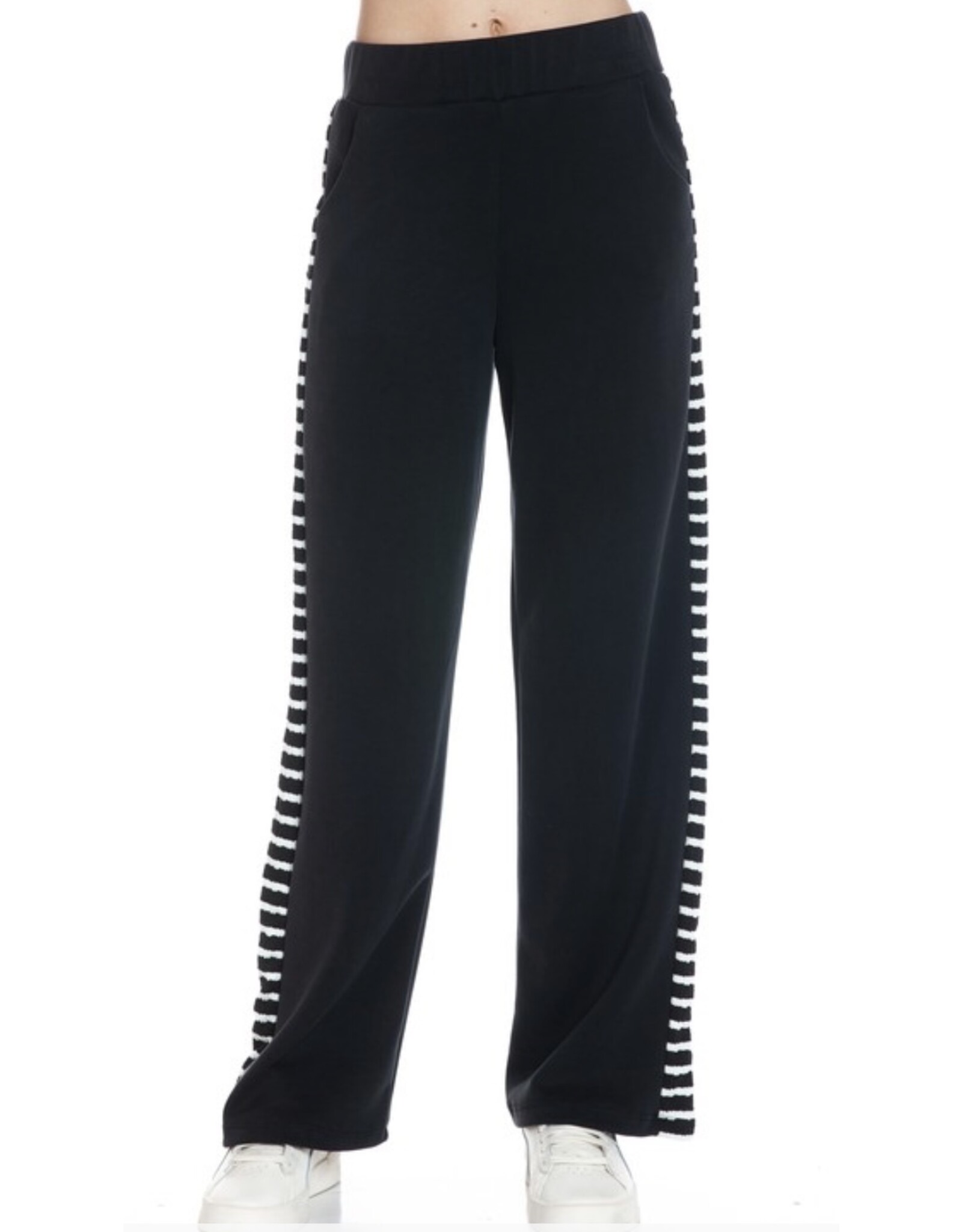 Ariella Straight pant w/ contrast striping
