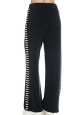 Ariella Straight pant w/ contrast striping