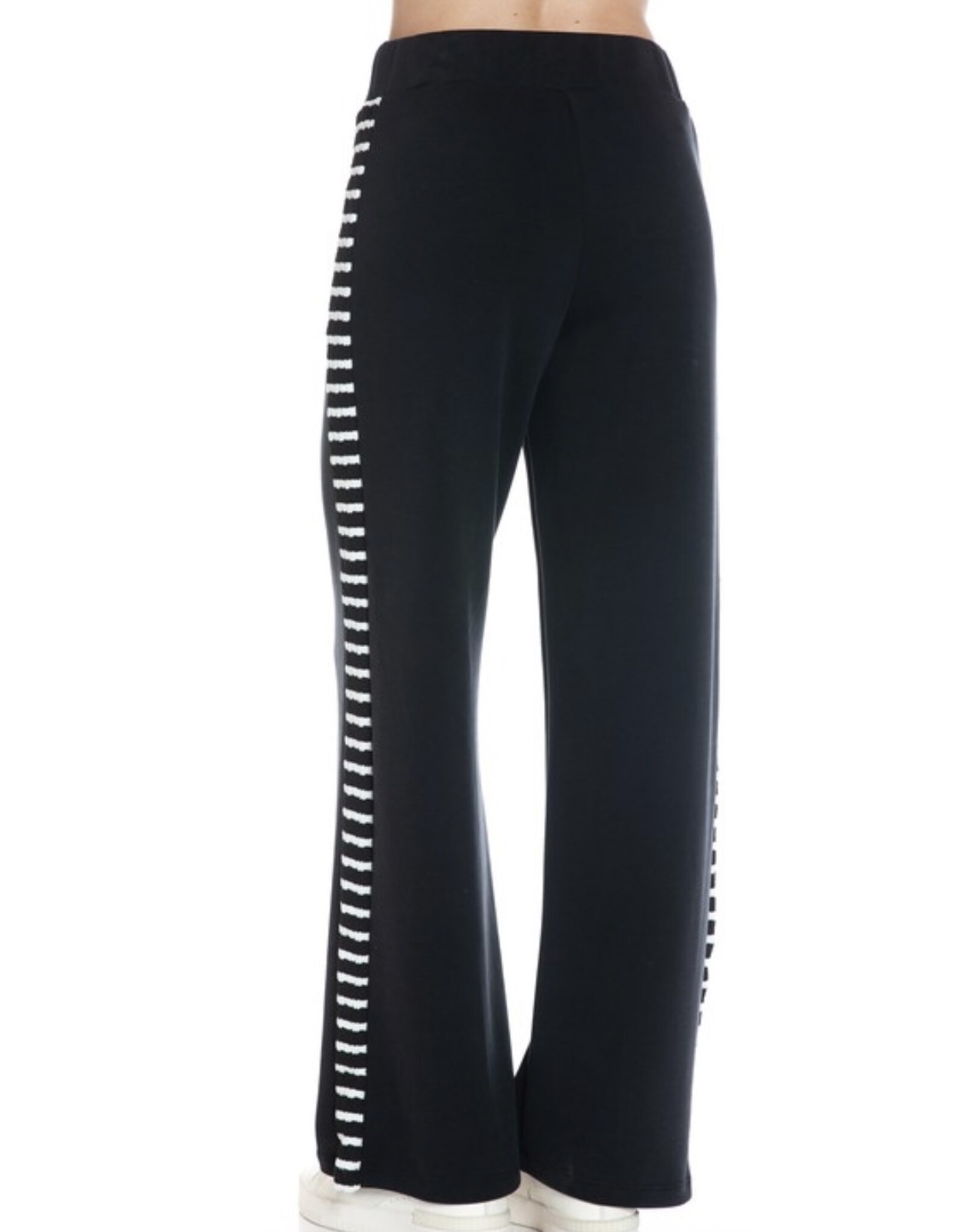 Ariella Straight pant w/ contrast striping