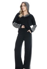 Ariella Straight pant w/ contrast striping