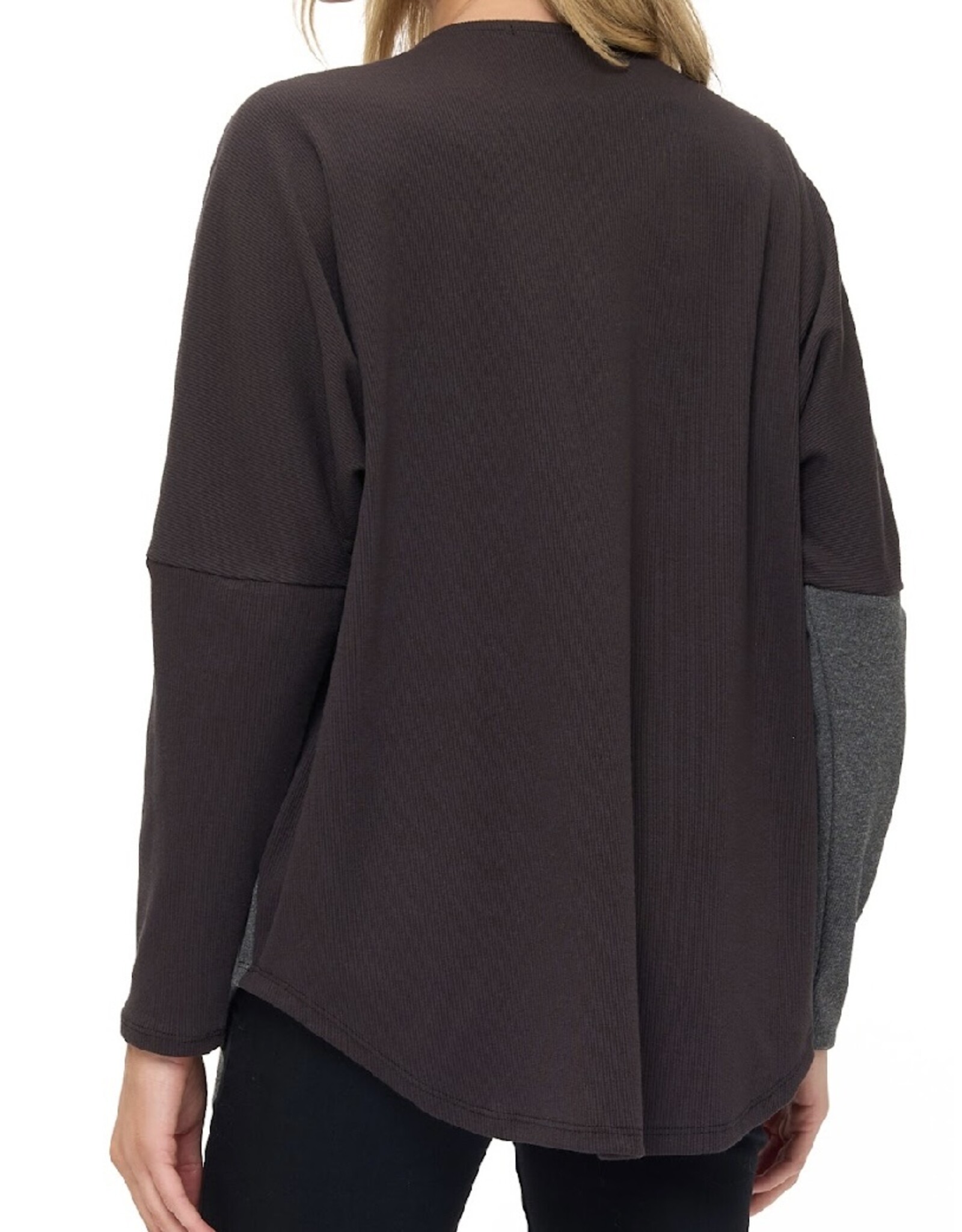 Colorblock dolman top