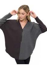 Colorblock dolman top