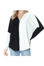 Colorblock dolman top