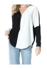 Colorblock dolman top