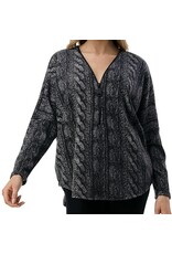 Ariella Dolman sweater look zip up top