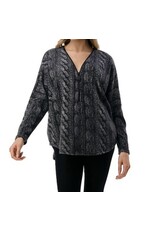 Ariella Dolman sweater look zip up top