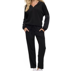 Ariella Contrast Straight Leg Pants