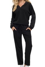 Ariella Contrast Straight Leg Pants