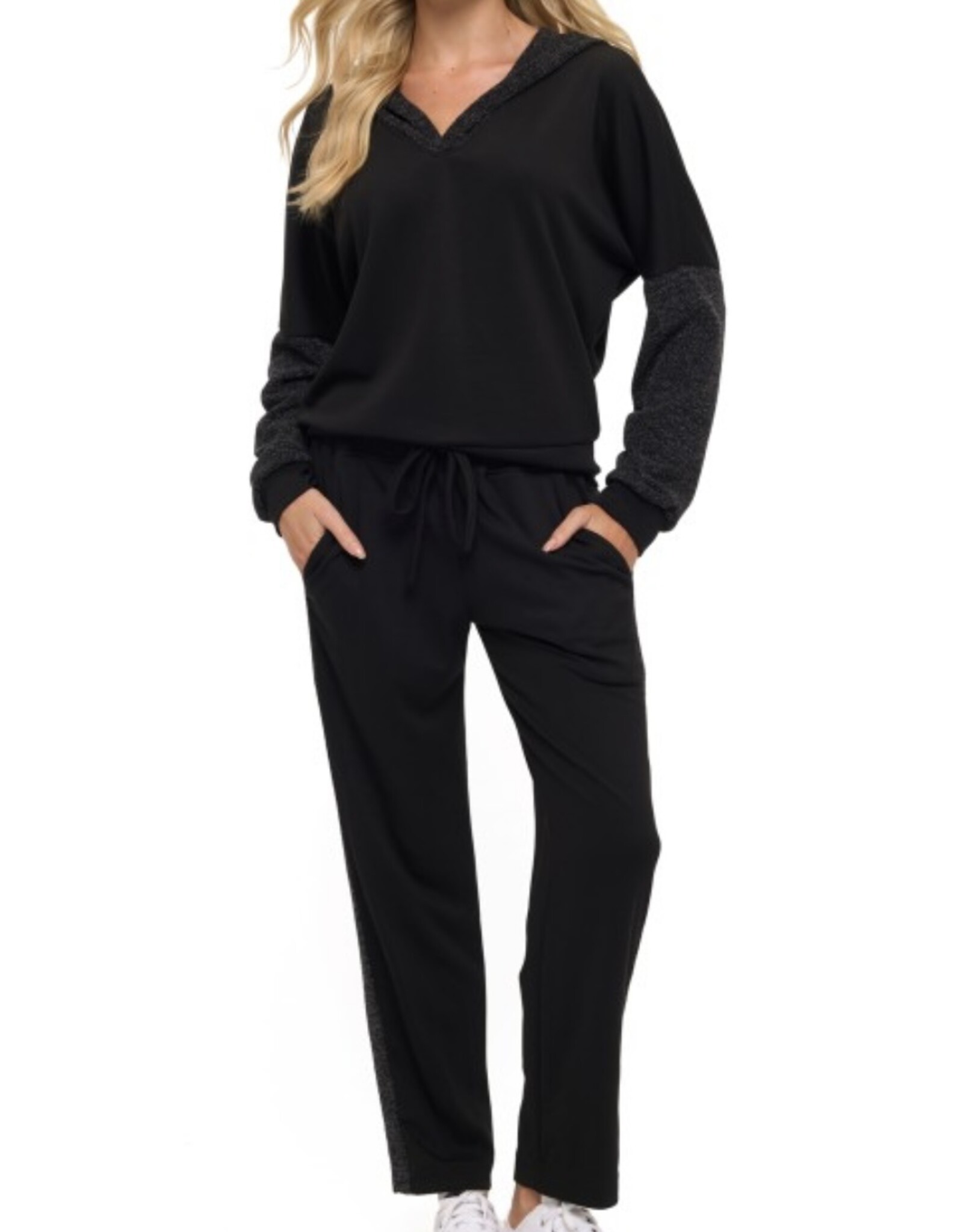 Ariella Contrast Straight Leg Pants