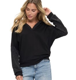 Ariella Contrast Slv Hoodie