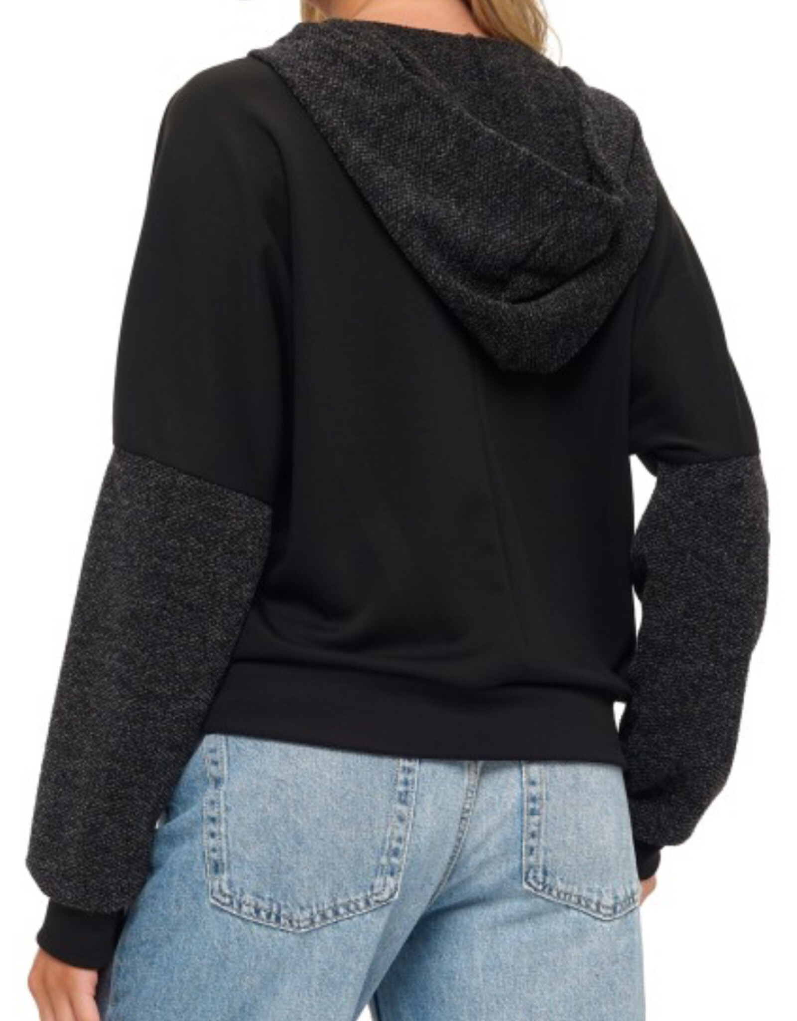 Ariella Contrast Slv Hoodie