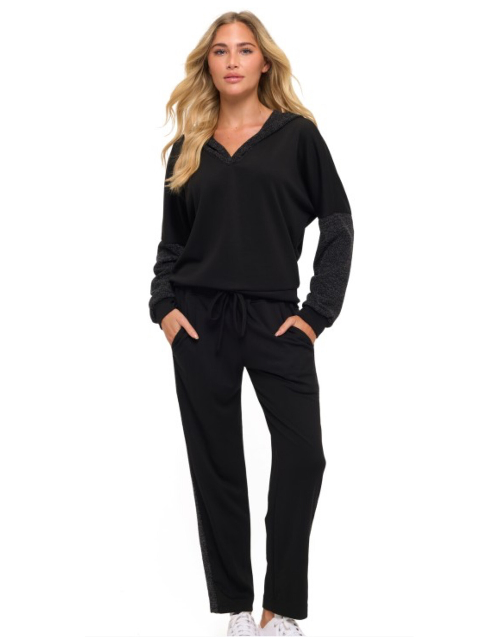 Ariella Contrast Slv Hoodie