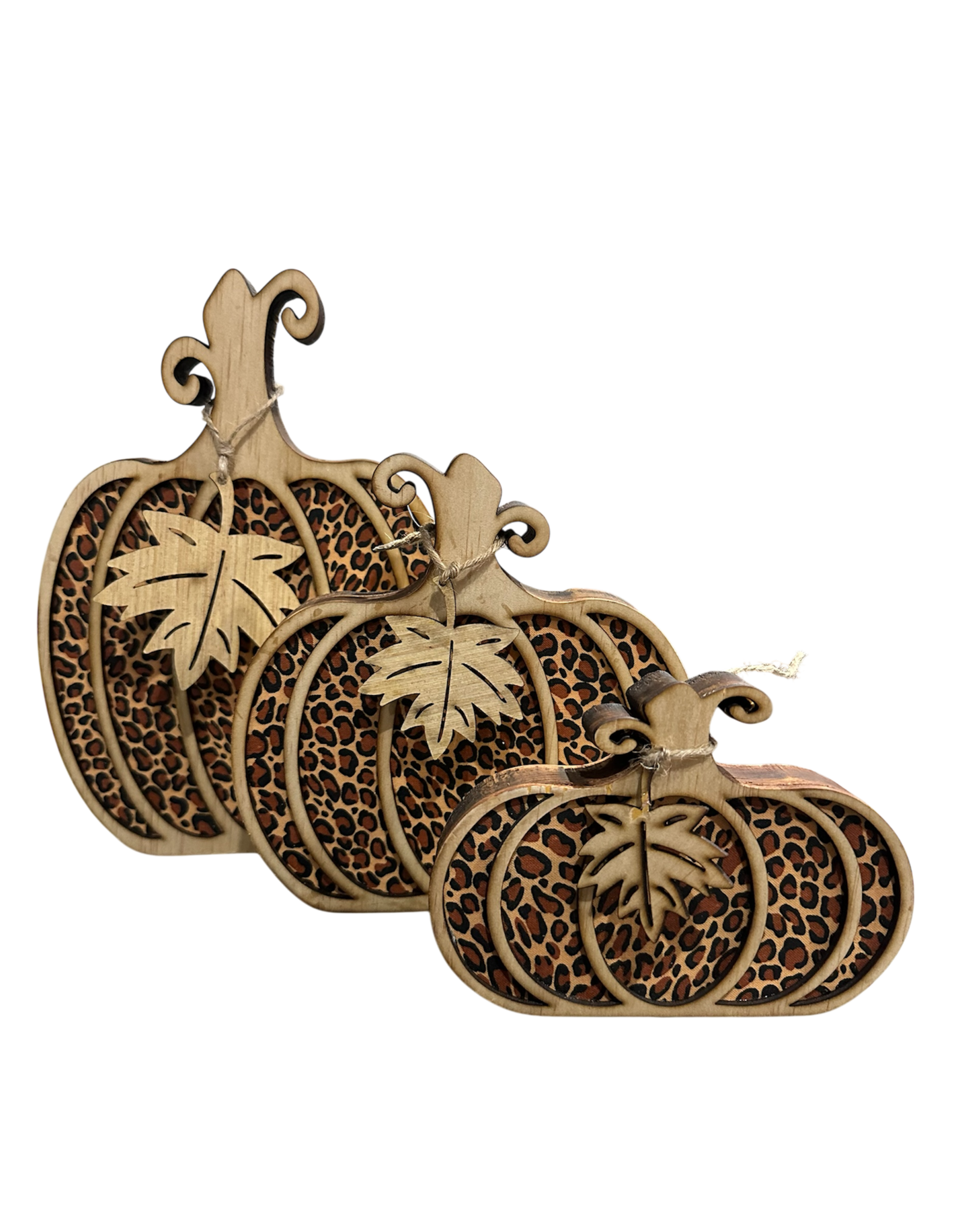 db Leopard layered pumpkin trio