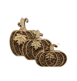 db Leopard layered pumpkin trio