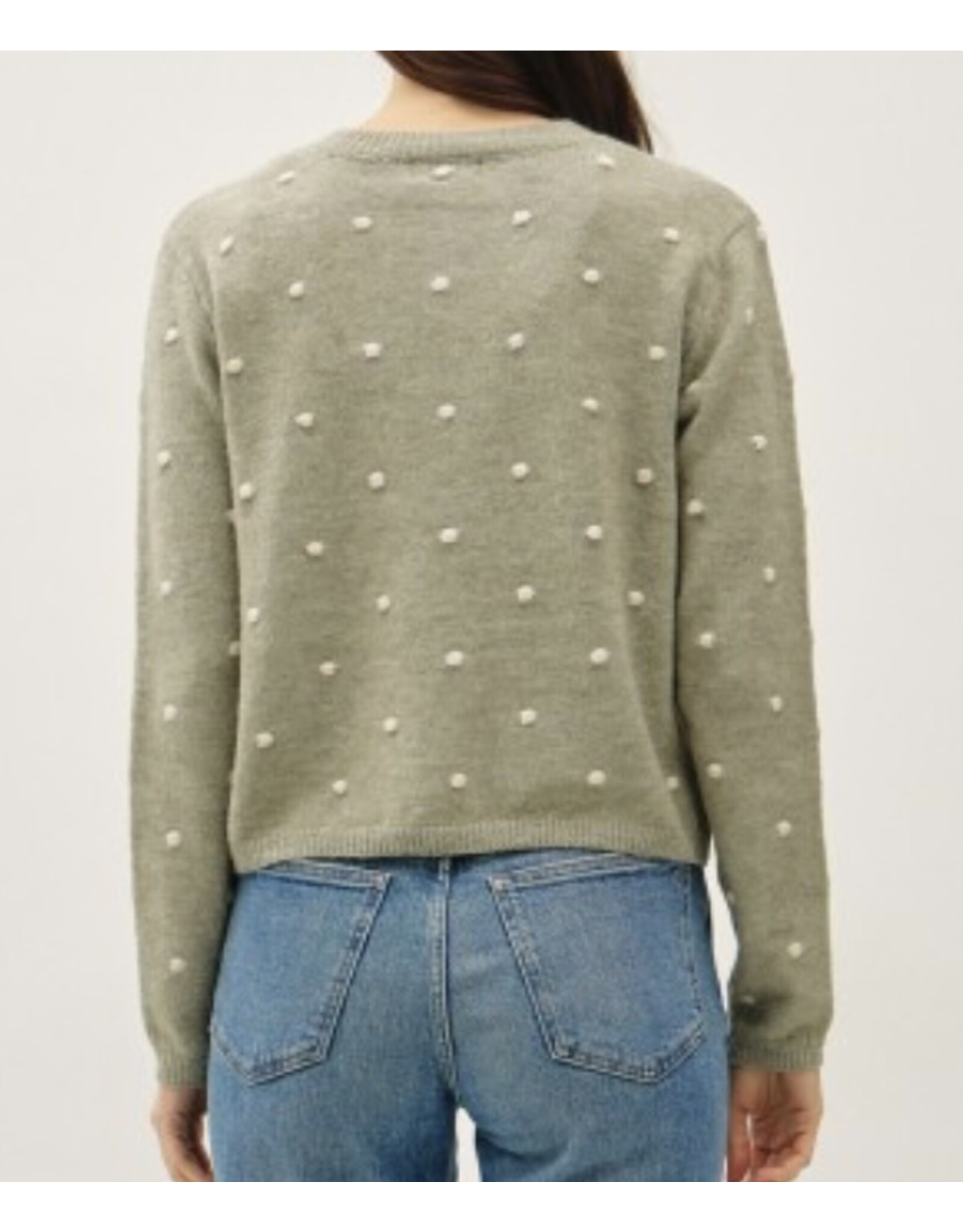 Polka Dots Sweater Cardigan