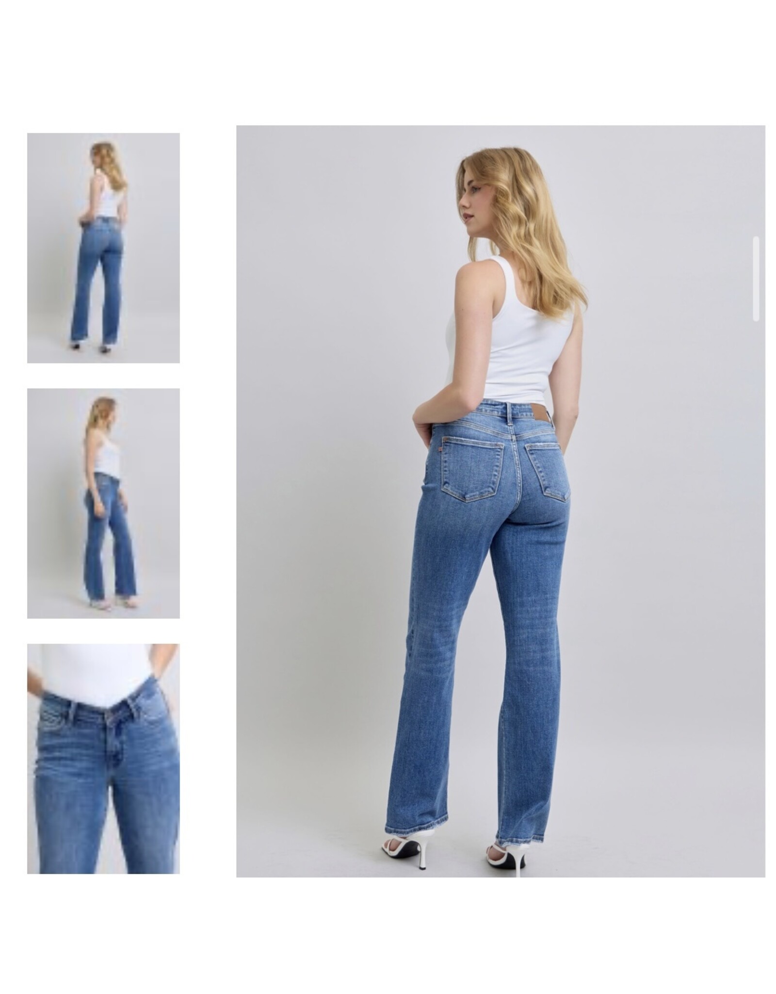 Judy Blue Judy Blue HW V Vintage Wash Straight