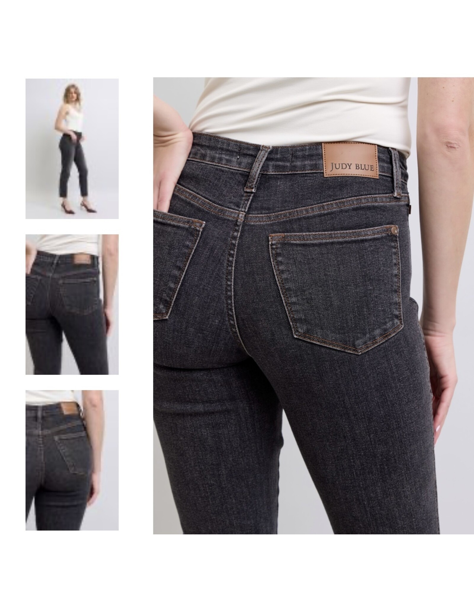 Judy Blue Judy Blue MR Tummy Control Slim Black Denim