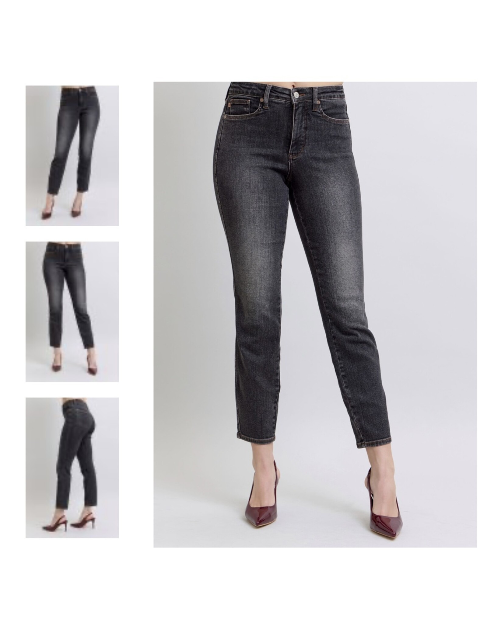 Judy Blue Judy Blue MR Tummy Control Slim Black Denim