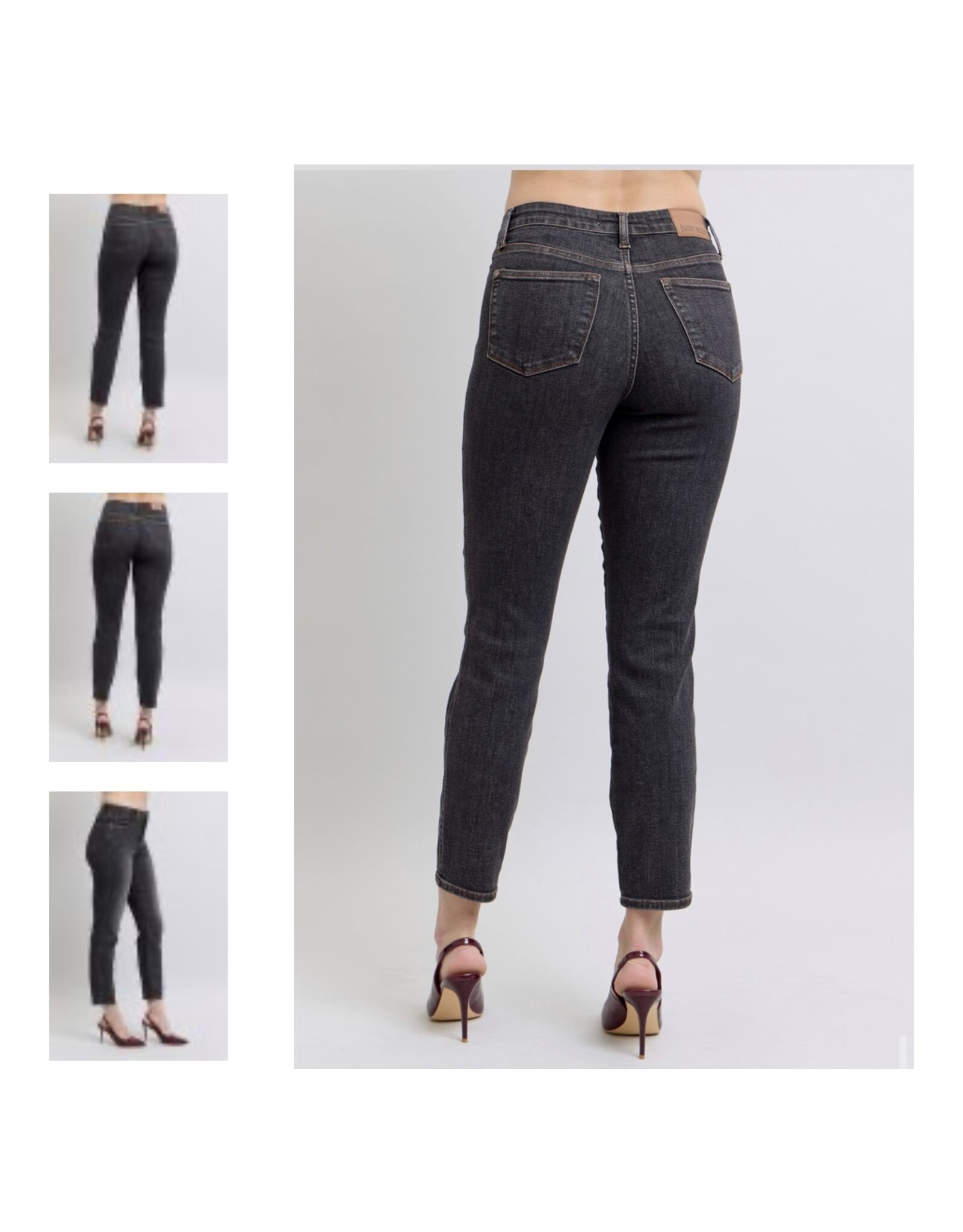 Judy Blue Judy Blue MR Tummy Control Slim Black Denim
