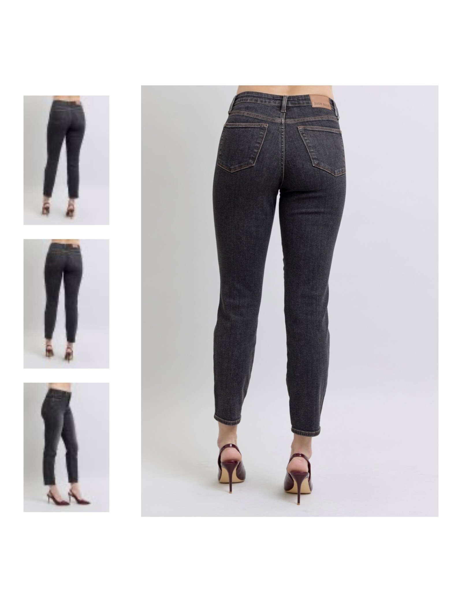 Judy Blue Judy Blue MR Tummy Control Slim Black Denim